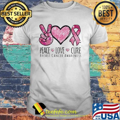 Pace Love Cure breast cancer awareness shirt