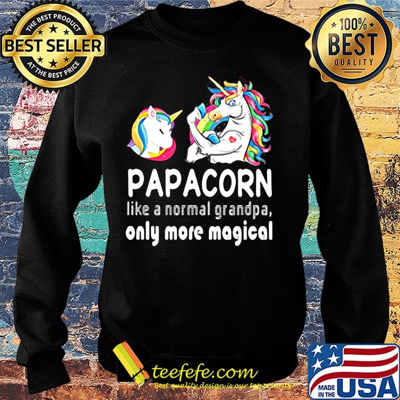 Papacorn like a normal grandpa only more magical s Sweater Papacorn like a normal grandpa only more magical s Sweater