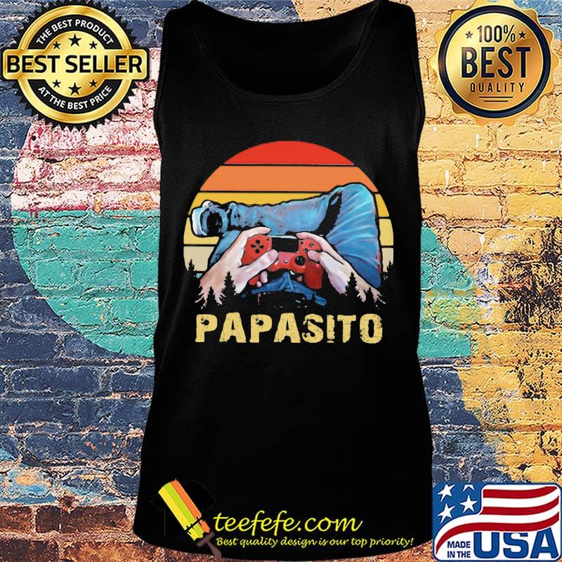 Papasito handheld game console vintage retro s Tank top Papasito handheld game console vintage retro s Tank top