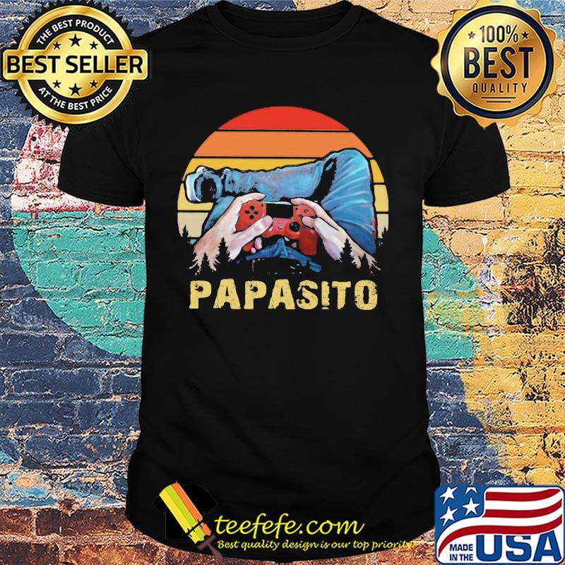Papasito handheld game console vintage retro shirt