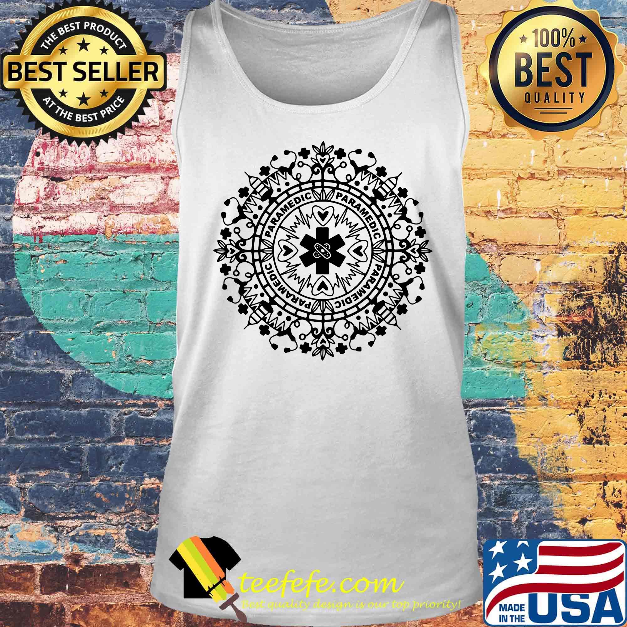 Paramedic Ear Piece Heartbeat Syringe Bandage Heart Shirt Tank top Paramedic Ear Piece Heartbeat Syringe Bandage Heart Shirt Tank top