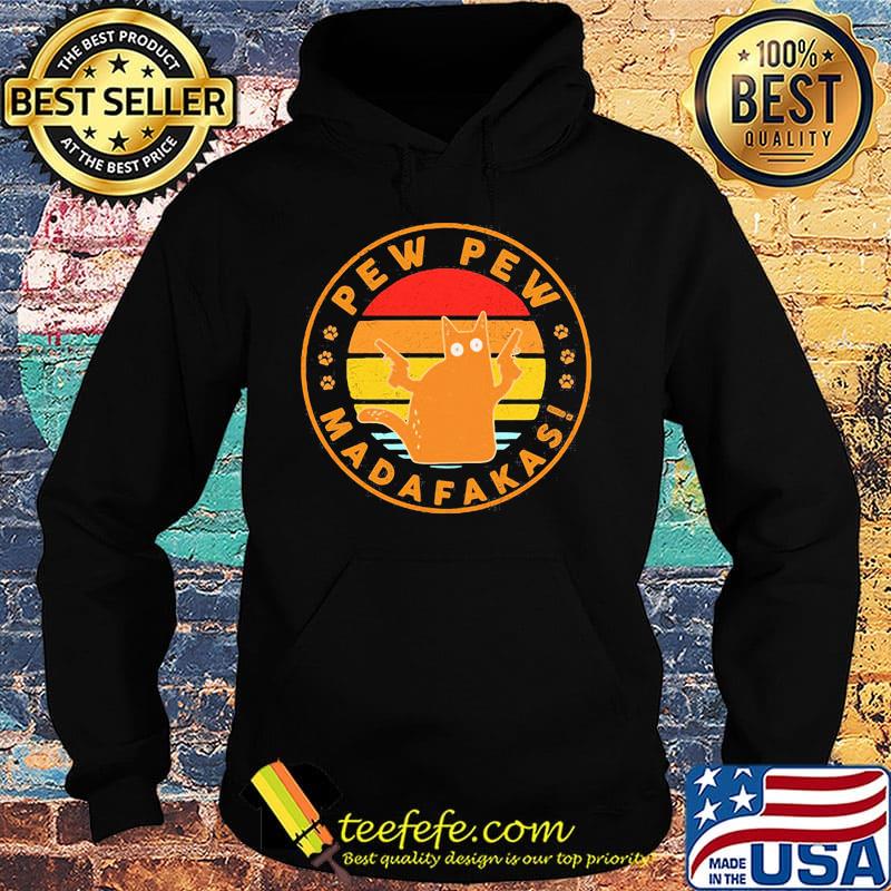 Paw cat pew pew madafakas vintage retro s Hoodie Paw cat pew pew madafakas vintage retro s Hoodie