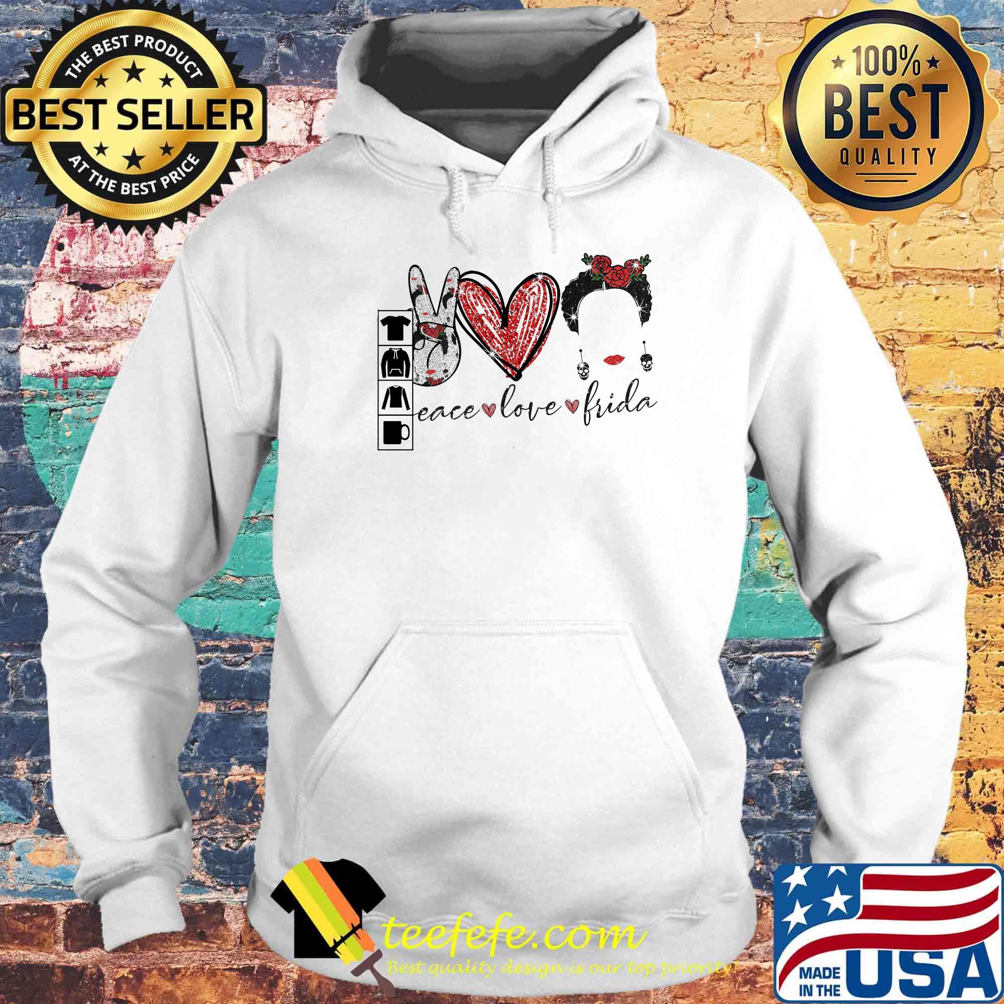Peace love frida diamond s Hoodie Peace love frida diamond s Hoodie