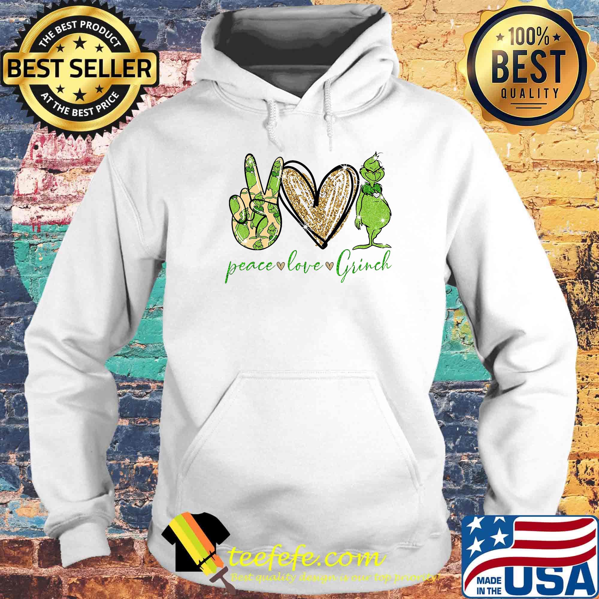 Peace love grinch diamond s Hoodie Peace love grinch diamond s Hoodie
