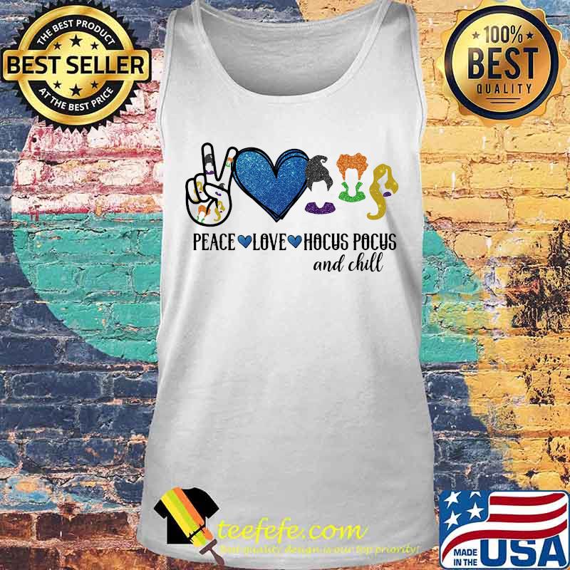 Peace love hocus pocus and chill s Tank top Peace love hocus pocus and chill s Tank top