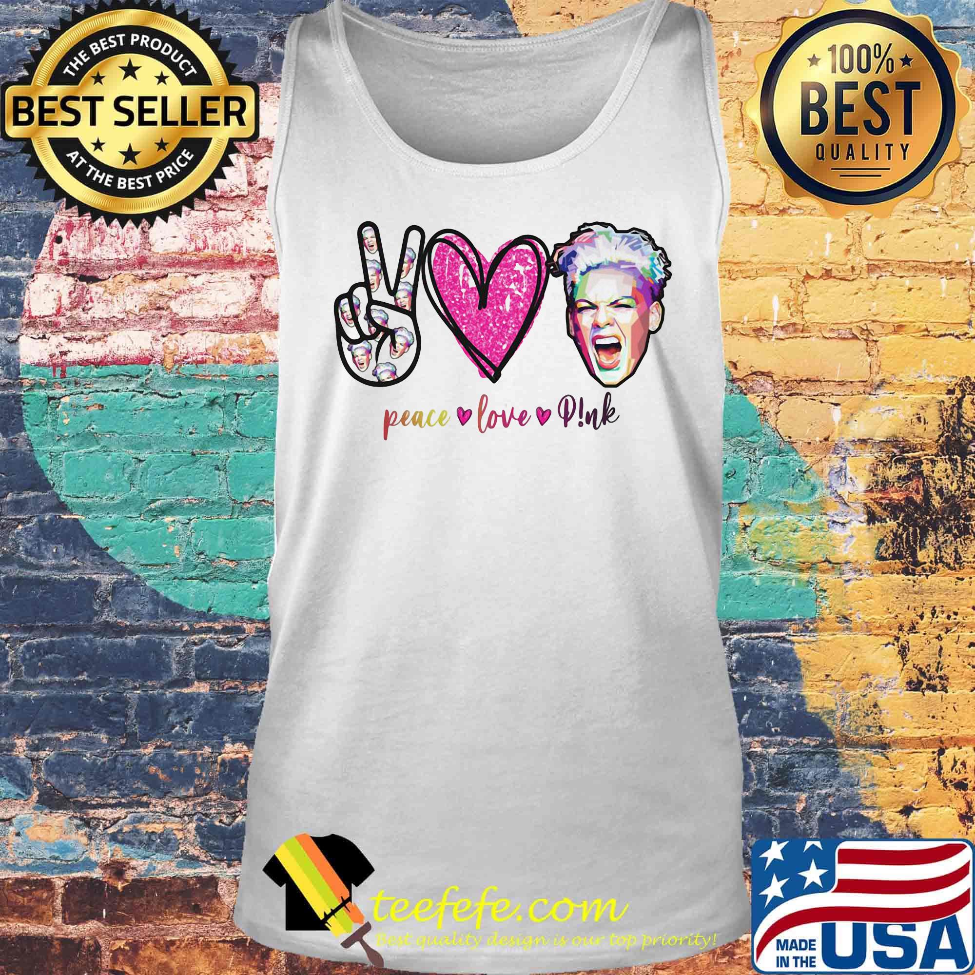 Peace love pink art s Tank top Peace love pink art s Tank top