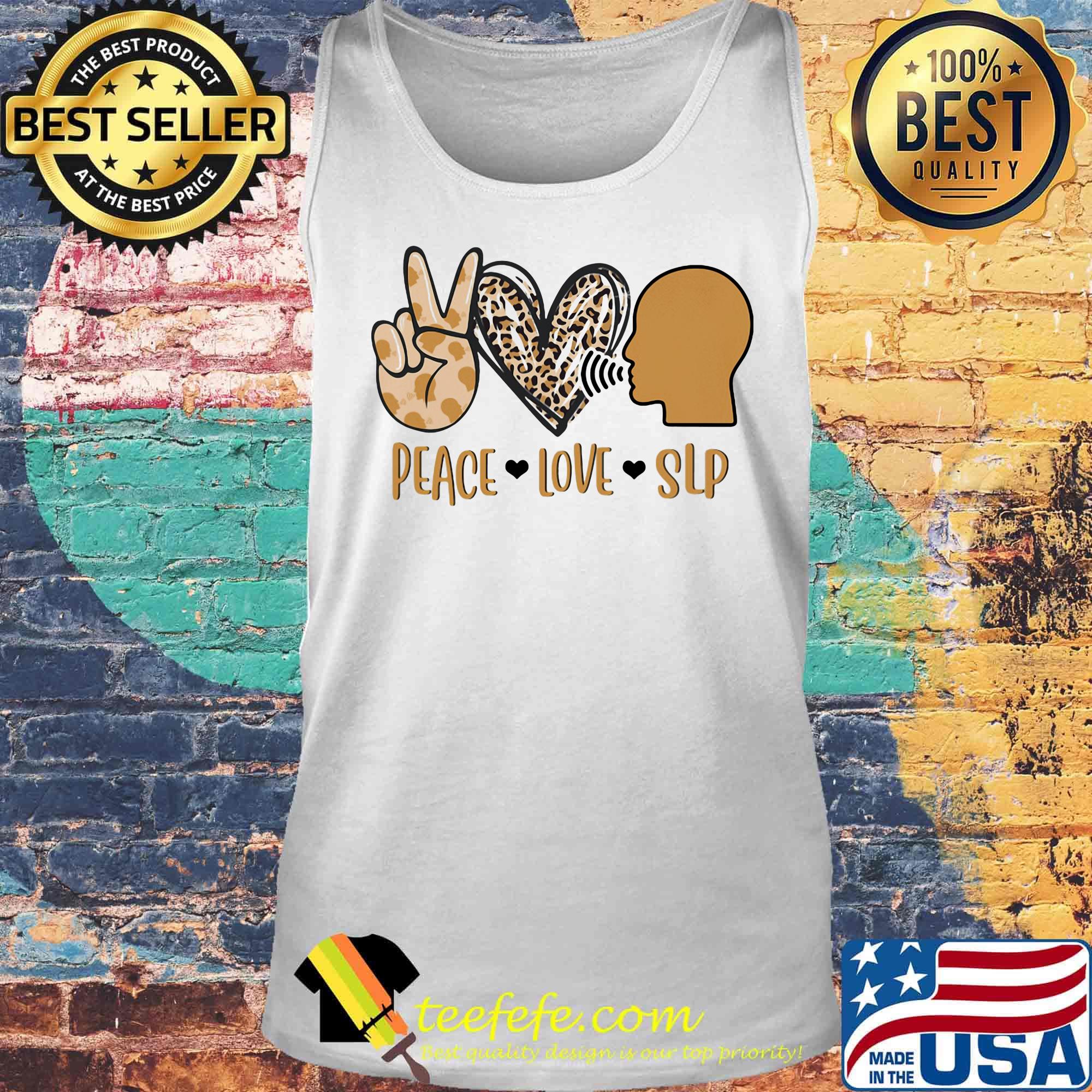 Peace love SLP leopart s Tank top Peace love SLP leopart s Tank top