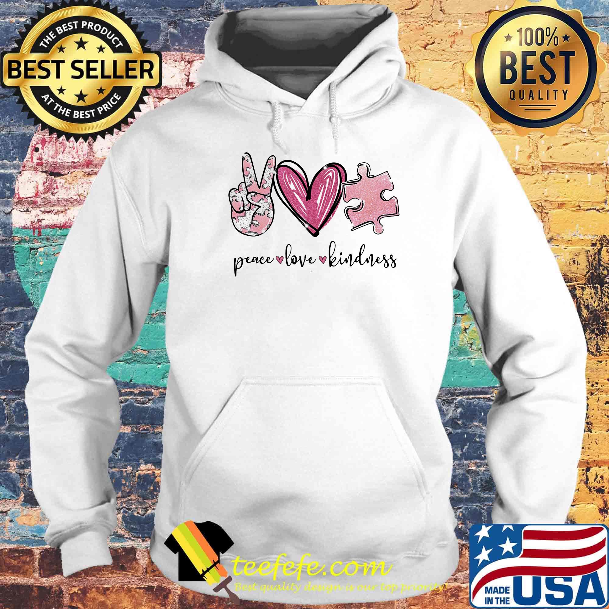 Pecae Love Kindness Pink Heart Hand Insert Shirt Hoodie Pecae Love Kindness Pink Heart Hand Insert Shirt Hoodie