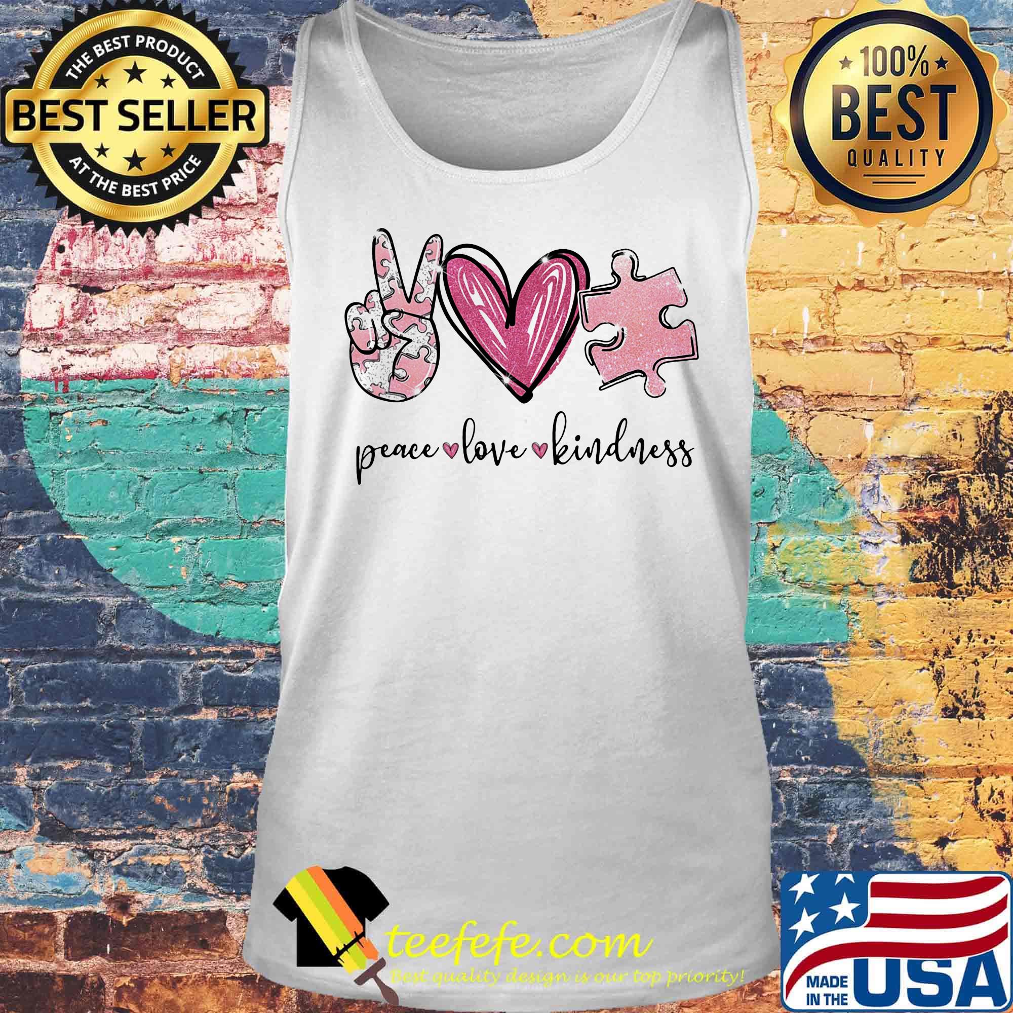 Pecae Love Kindness Pink Heart Hand Insert Shirt Tank top Pecae Love Kindness Pink Heart Hand Insert Shirt Tank top