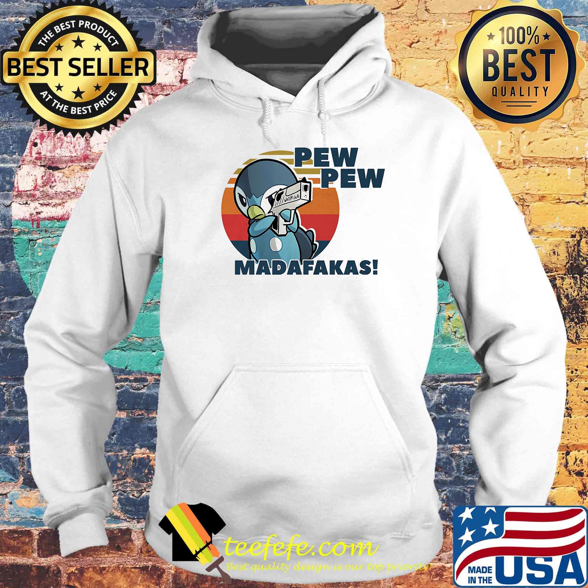 Penguin pew pew madafakes vintage retro s Hoodie Penguin pew pew madafakes vintage retro s Hoodie
