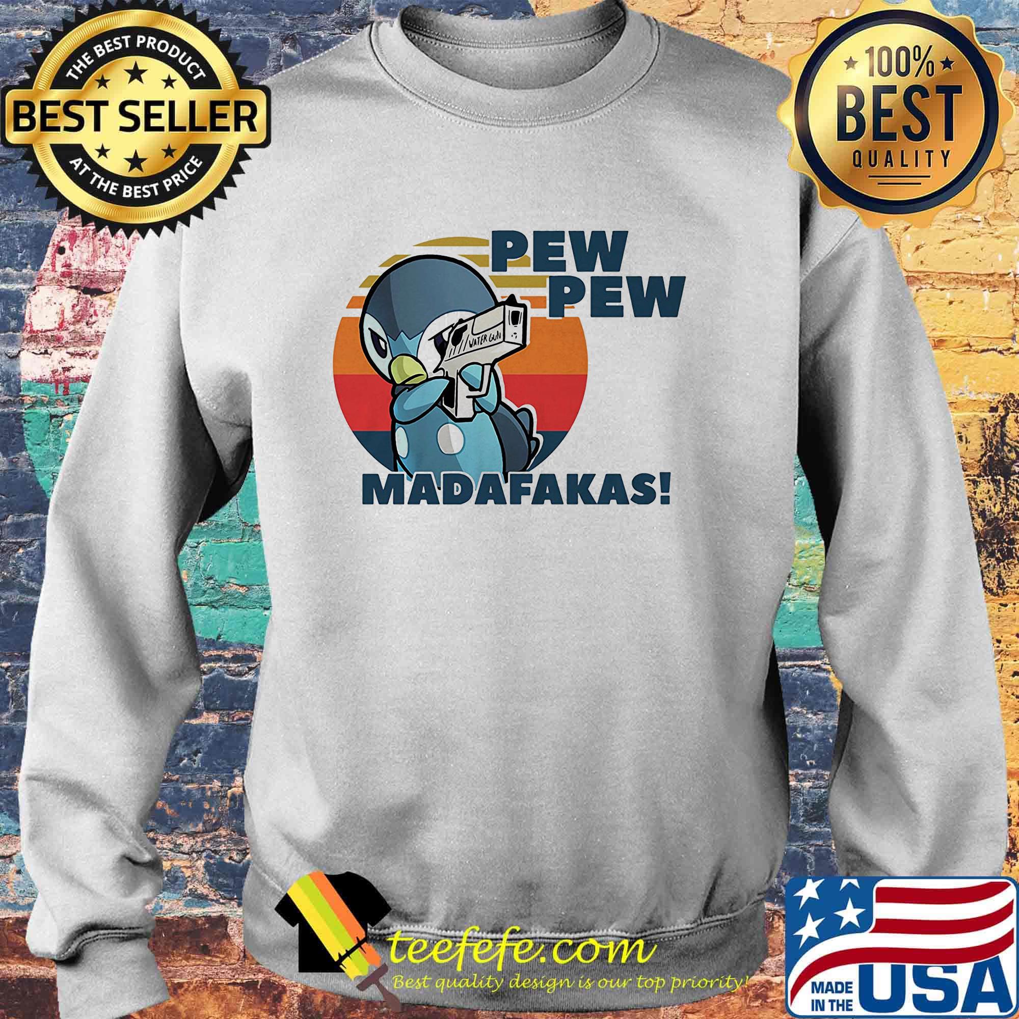 Penguin pew pew madafakes vintage retro s Sweater Penguin pew pew madafakes vintage retro s Sweater