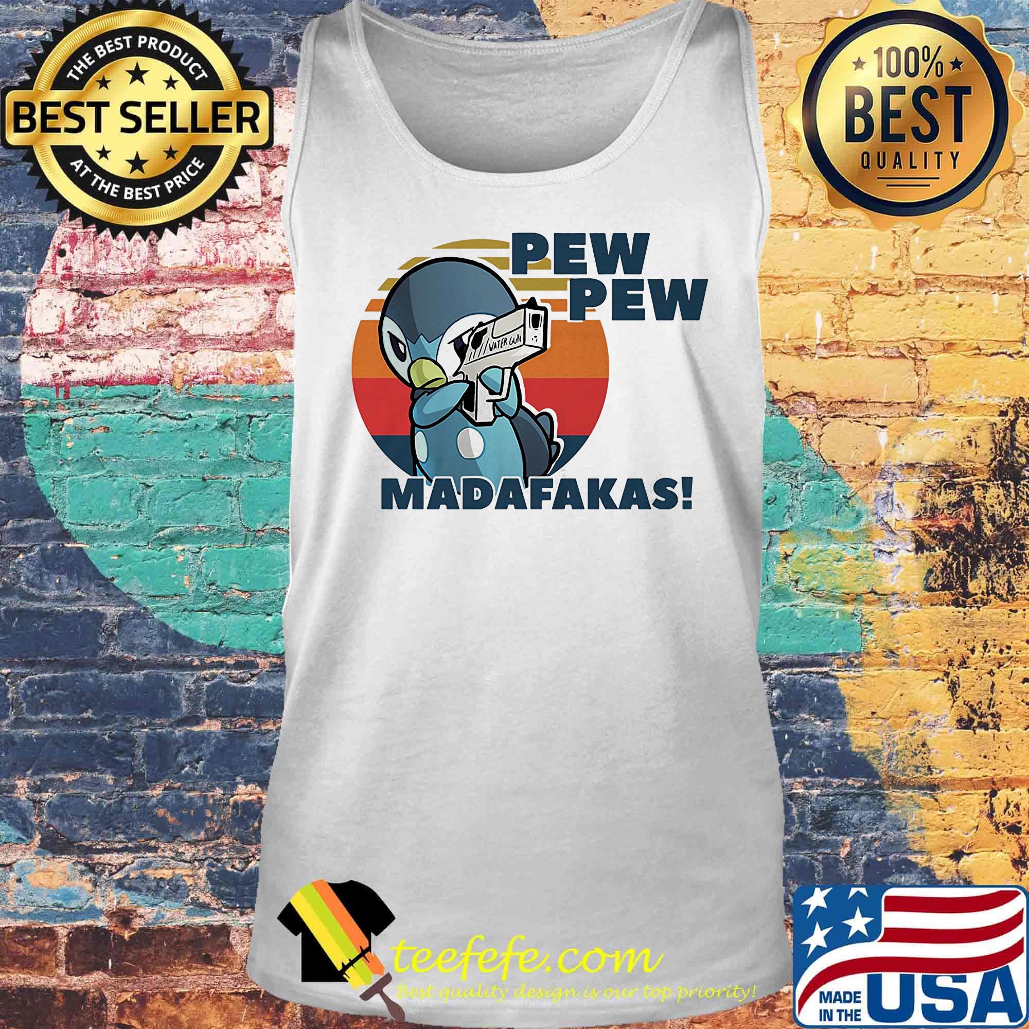 Penguin pew pew madafakes vintage retro s Tank top Penguin pew pew madafakes vintage retro s Tank top