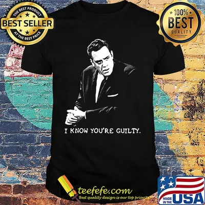 Perry mason lawyer i know you're guilty shirt