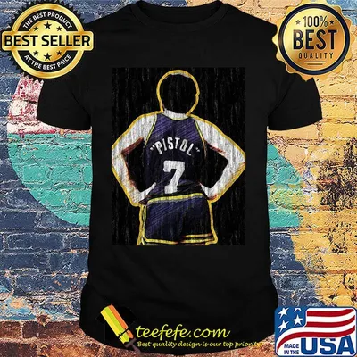 Pete maravich los angeles lakers basketball shirt