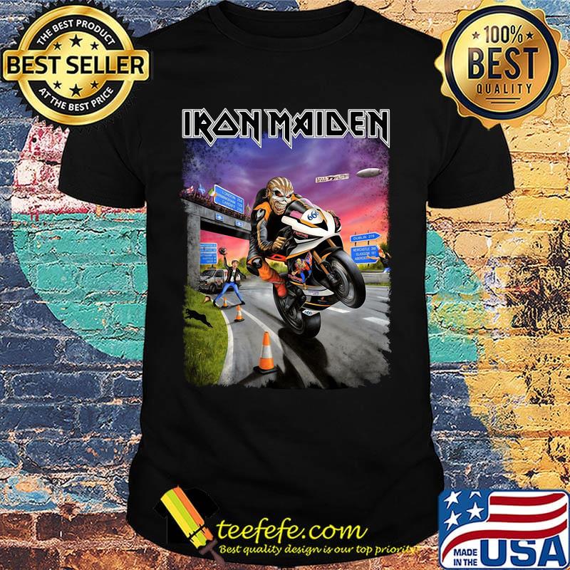 Peter hickman trooper iron maiden helmet motorcycle racing shirt