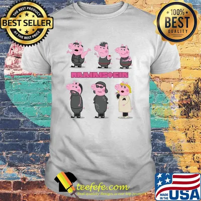 Pigs rammstein band members shirt