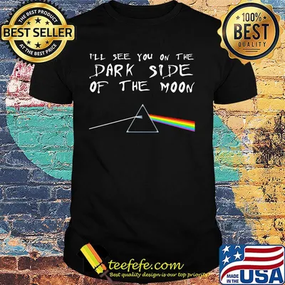 Pink floyd band i'll see you on the dark side of the moon shirt