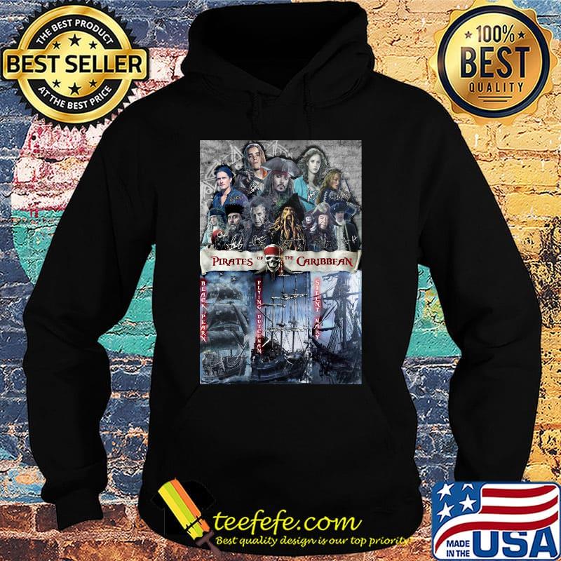 Pirates of the black pearl flying dutchman silent mary caribbean signatures s Hoodie Pirates of the black pearl flying dutchman silent mary caribbean signatures s Hoodie