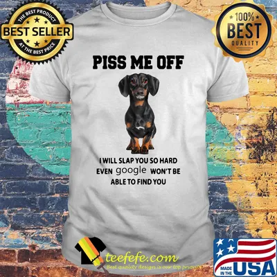 Piss Me Off I Will Slap You So Hard Even Google Won't Be Able To Find You Dog Black Shirt