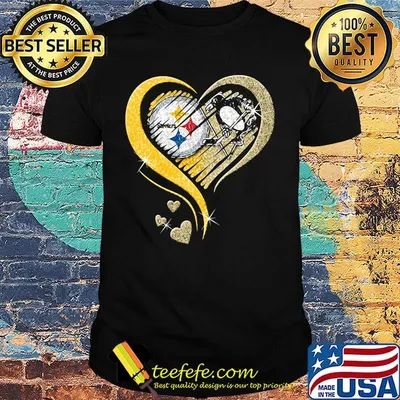 Pittsburgh steelers and pittsburgh penguins hearts diamond shirt