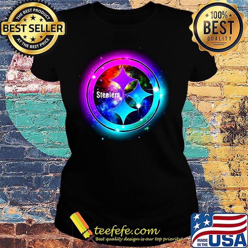 Pittsburgh steelers logo color diamond s Ladies tee Pittsburgh steelers logo color diamond s Ladies tee