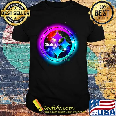 Pittsburgh steelers logo color diamond shirt