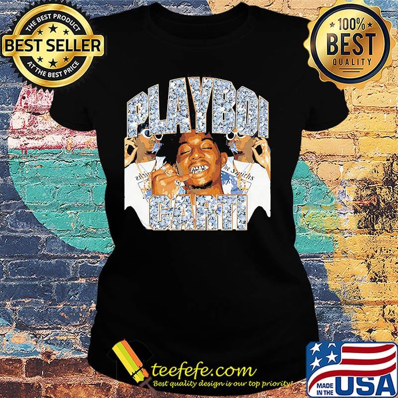 Playboi carti rapper diamond s Ladies tee Playboi carti rapper diamond s Ladies tee