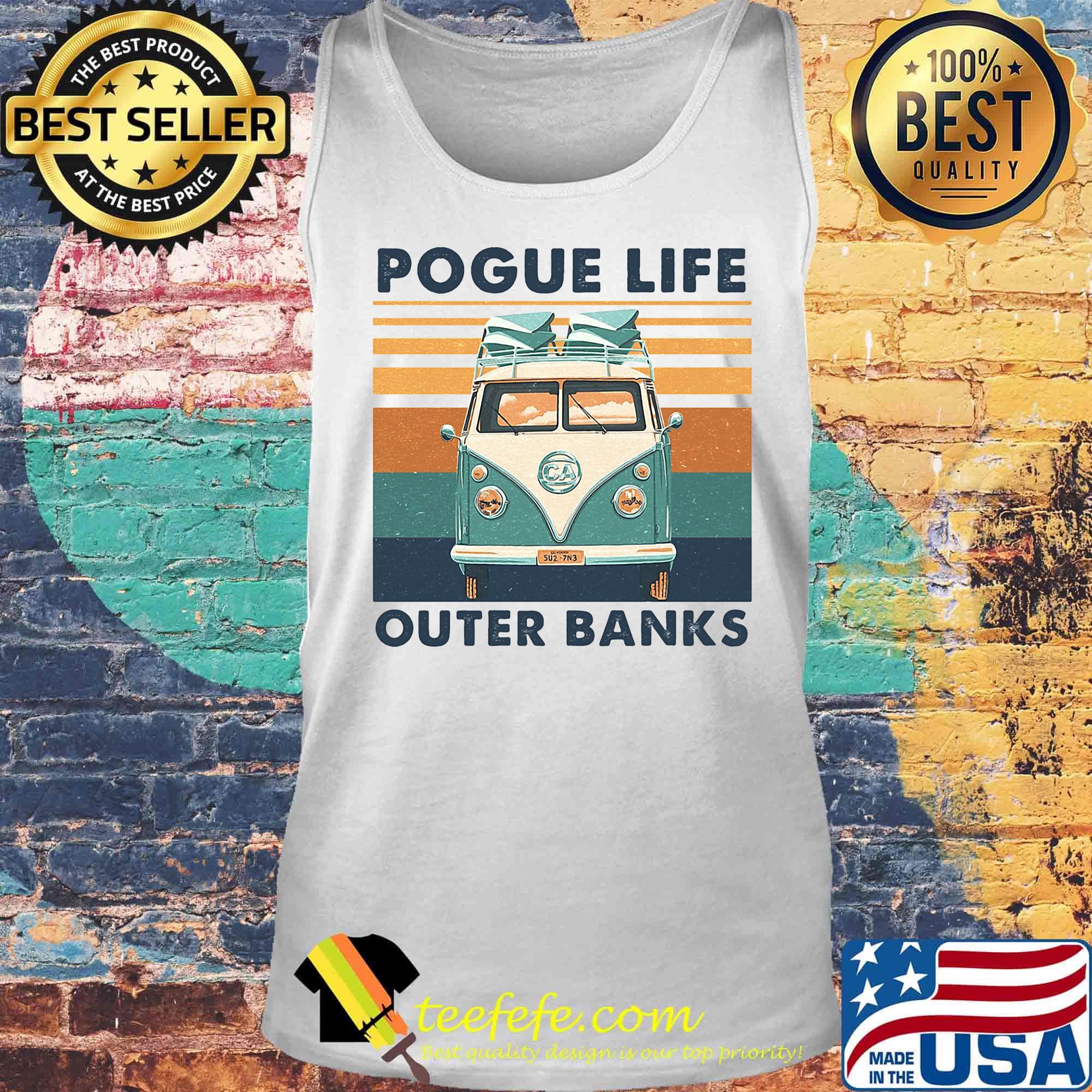 Pogue life outer banks bus vintage retro s Tank top Pogue life outer banks bus vintage retro s Tank top