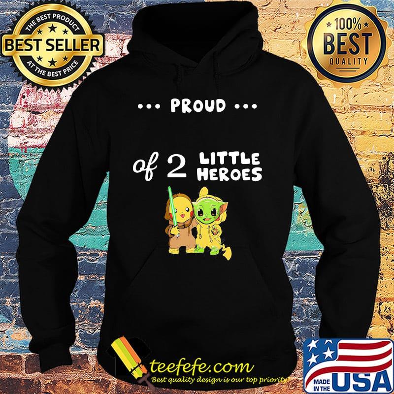 Pokemon and baby yoda proud daddy of 2 little heroes s Hoodie Pokemon and baby yoda proud daddy of 2 little heroes s Hoodie
