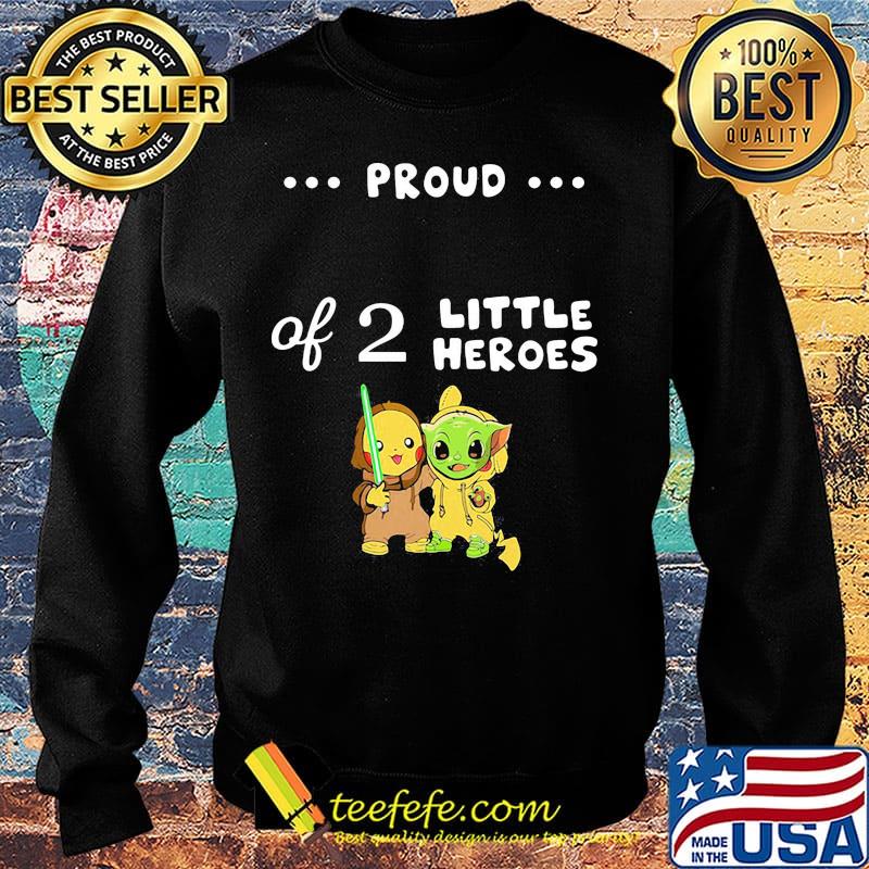 Pokemon and baby yoda proud daddy of 2 little heroes s Sweater Pokemon and baby yoda proud daddy of 2 little heroes s Sweater