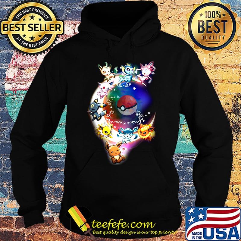Pokemon cartoon characters stars s Hoodie Pokemon cartoon characters stars s Hoodie