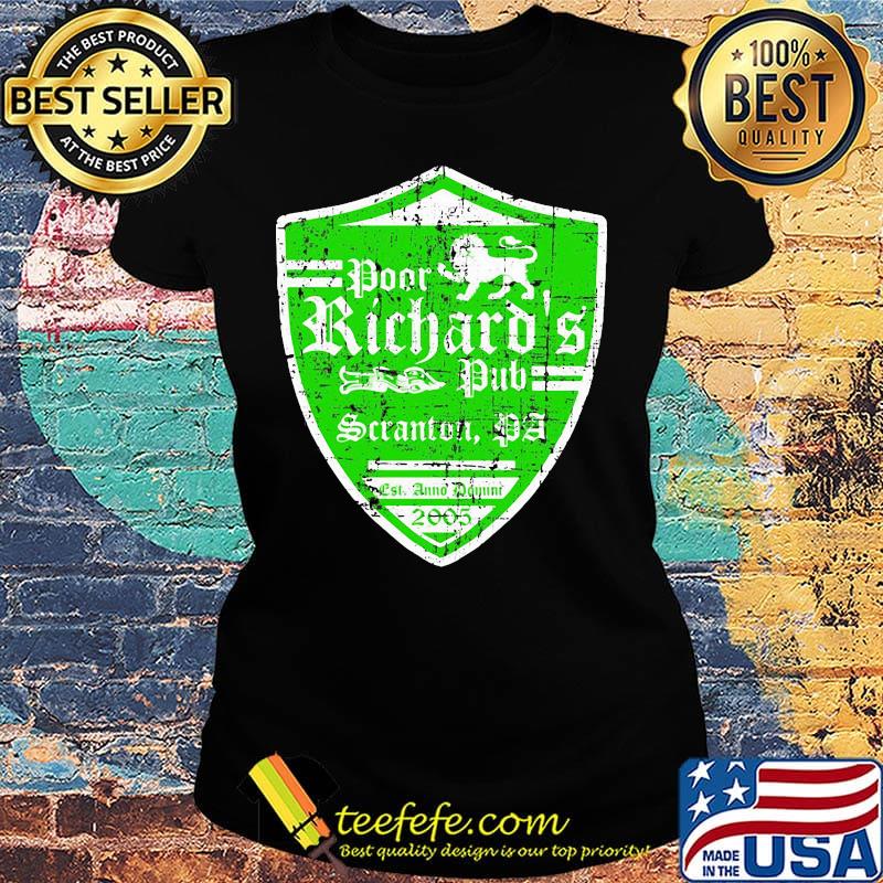 Poor richard´s pub from the office s Ladies tee Poor richard´s pub from the office s Ladies tee