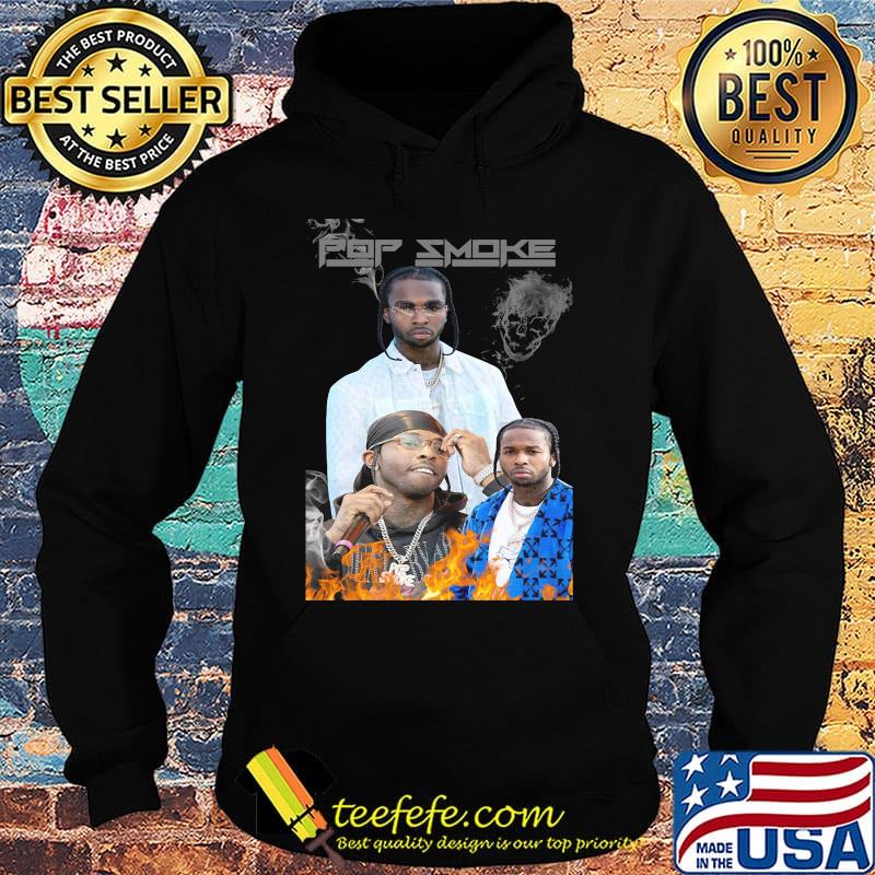 Pop smoke rapper skull fire s Hoodie Pop smoke rapper skull fire s Hoodie