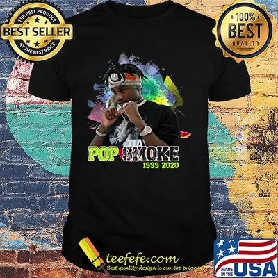 Pop smoke rest in peace king of new york colors shirt