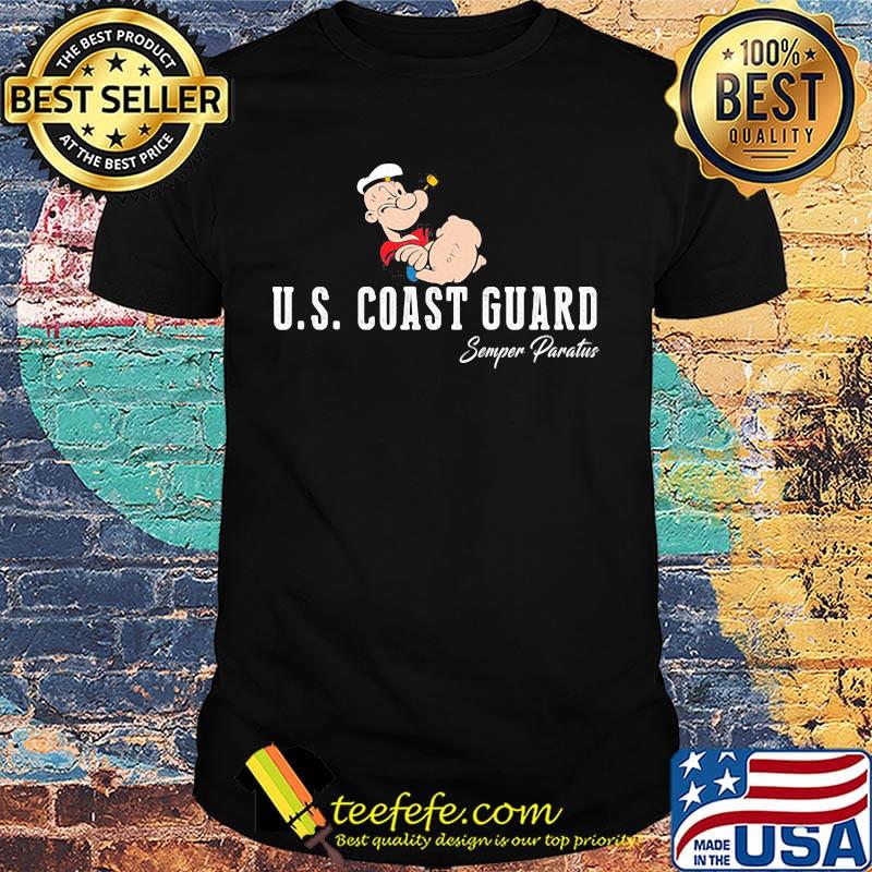 Popeye u.s. coast guard semper paratus shirt