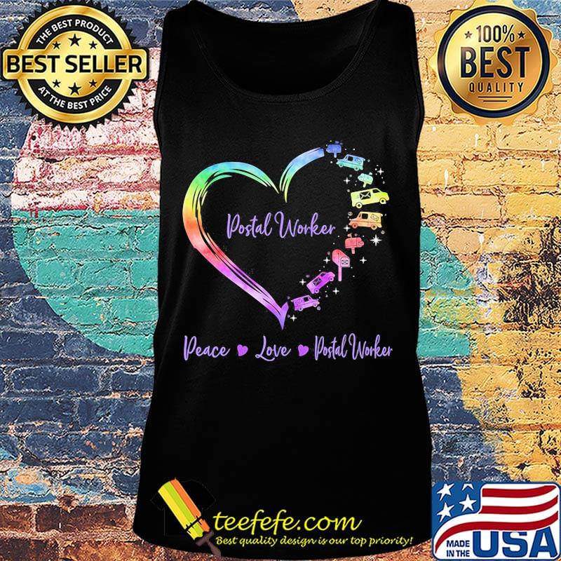 Postal Worker Peace Love Postal Worker s Tank top Postal Worker Peace Love Postal Worker s Tank top