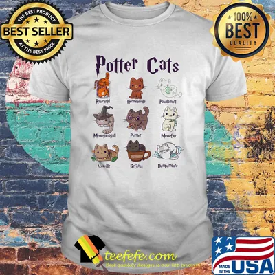 Potter Cats Rawnald Hermeownle Pawdamort shirt