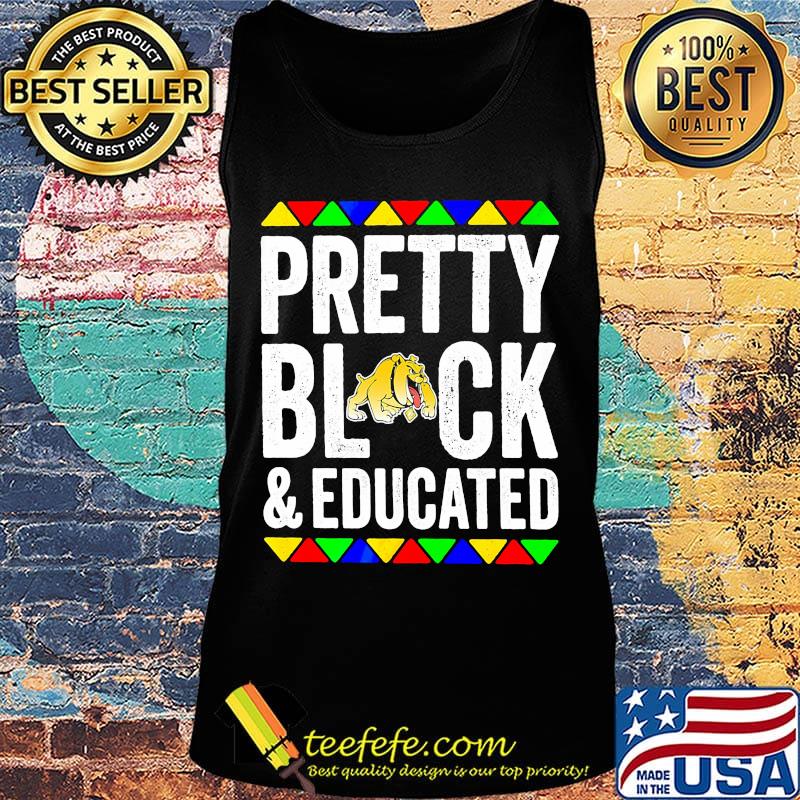 Pretty black and educated bowie state bulldogs s Tank top Pretty black and educated bowie state bulldogs s Tank top