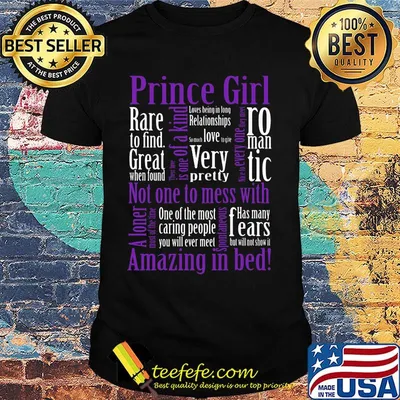 Prince girl  race to find great when found shirt