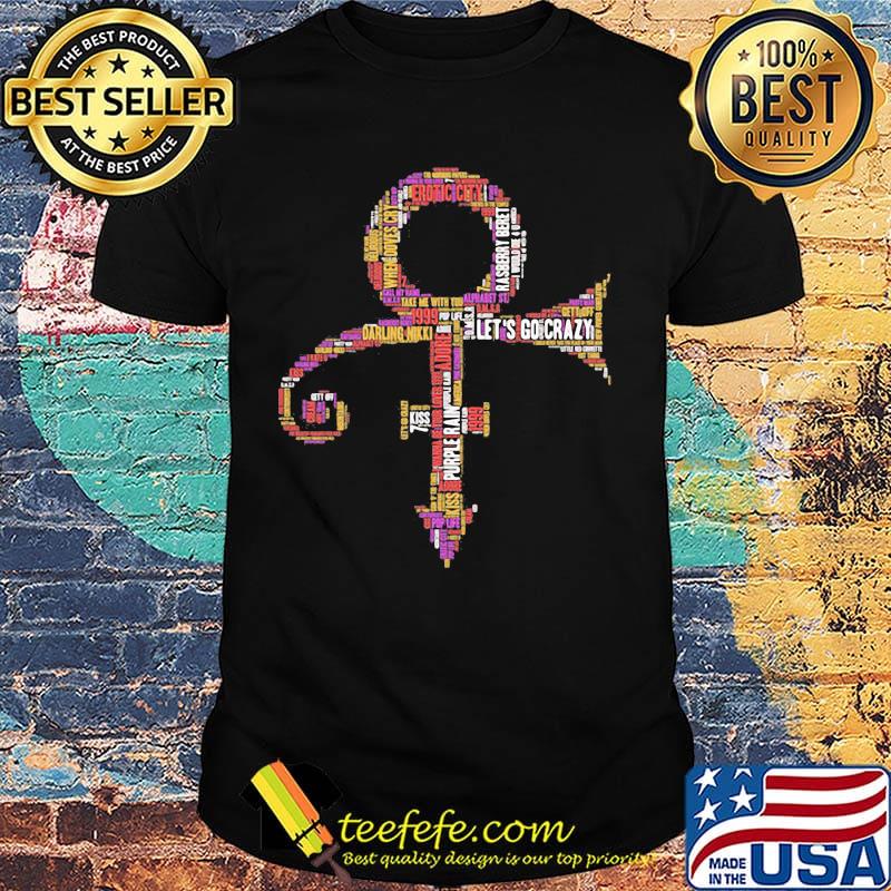 Prince let's go crazy kiss band shirt