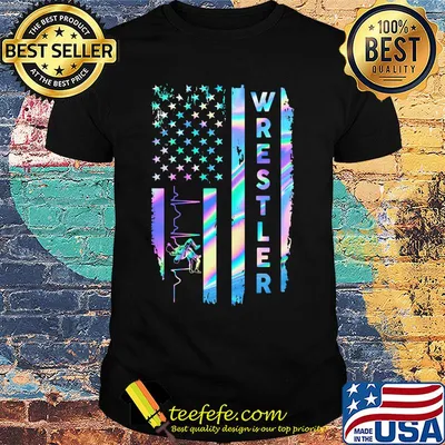 Proud Wrestler American Flag shirt