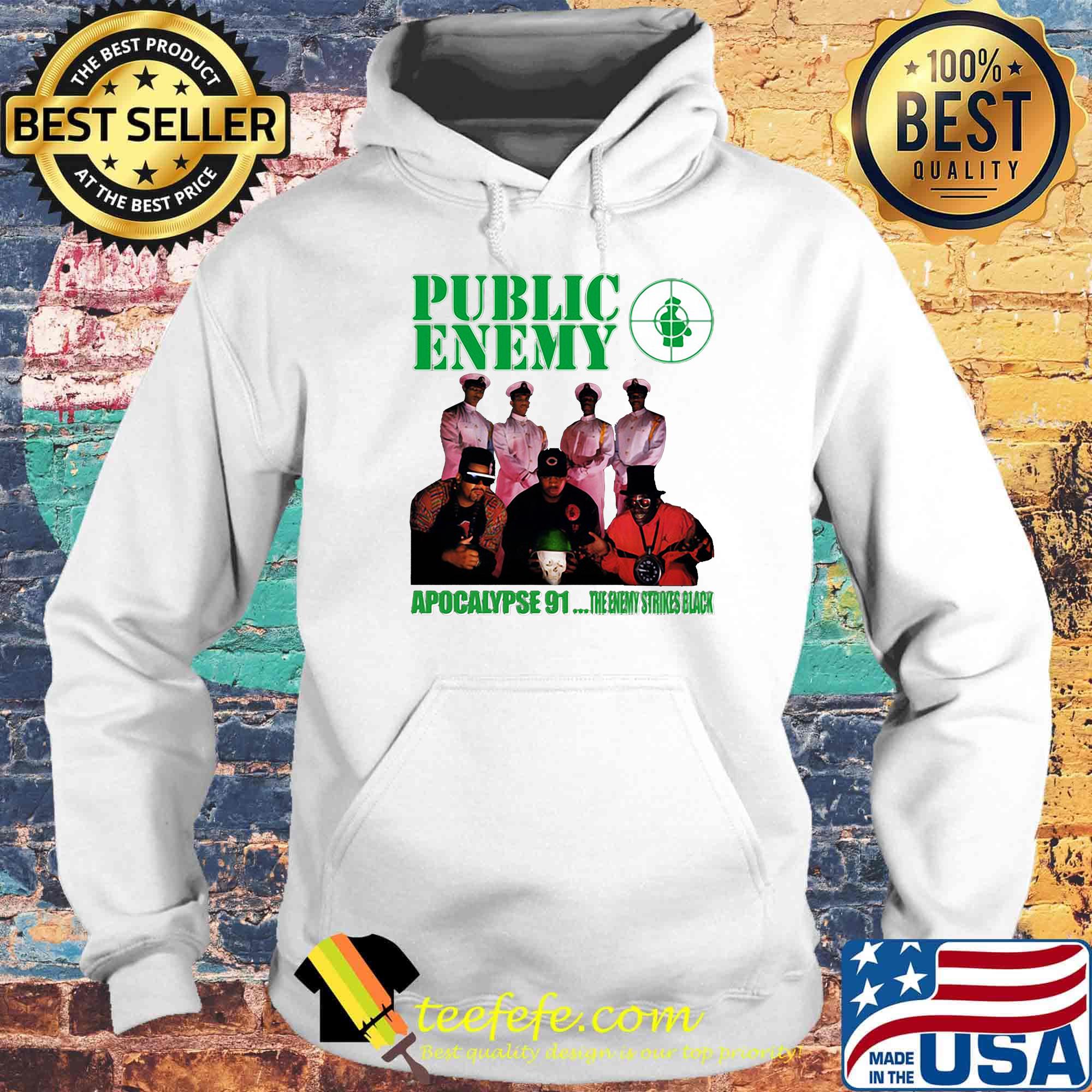 Public Enemy Apocalypse 91 the enemy strikes black s Hoodie Public Enemy Apocalypse 91 the enemy strikes black s Hoodie