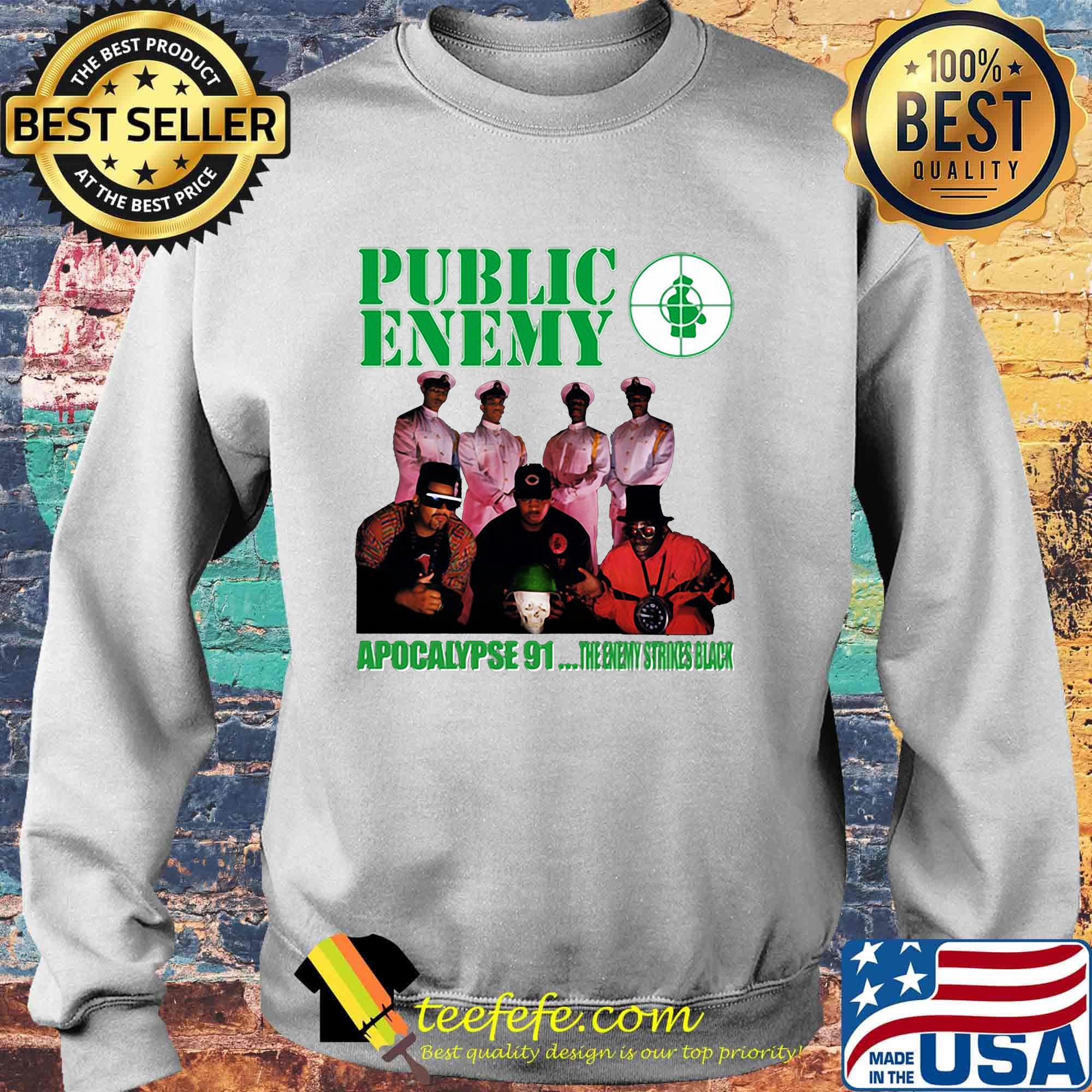 Public Enemy Apocalypse 91 the enemy strikes black s Sweater Public Enemy Apocalypse 91 the enemy strikes black s Sweater