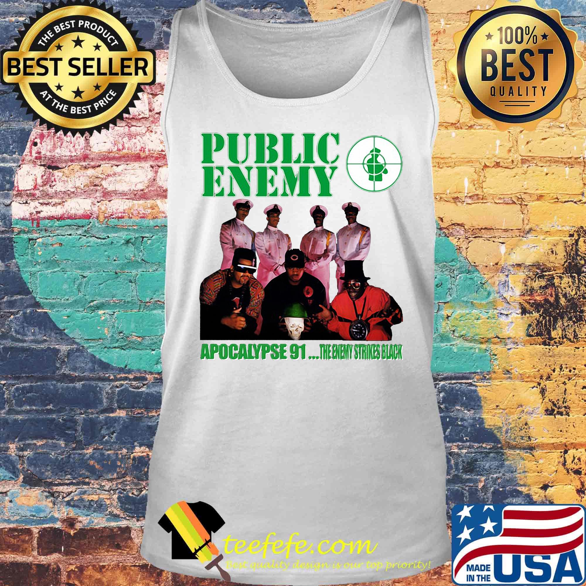 Public Enemy Apocalypse 91 the enemy strikes black s Tank top Public Enemy Apocalypse 91 the enemy strikes black s Tank top