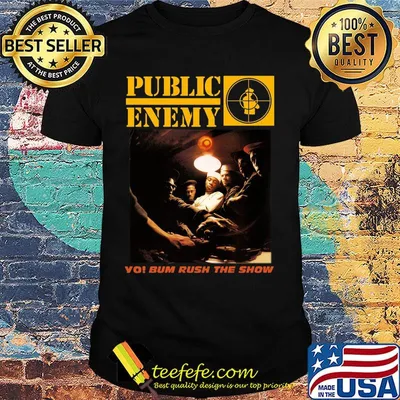 Public enemy vo bum rush the show shirt