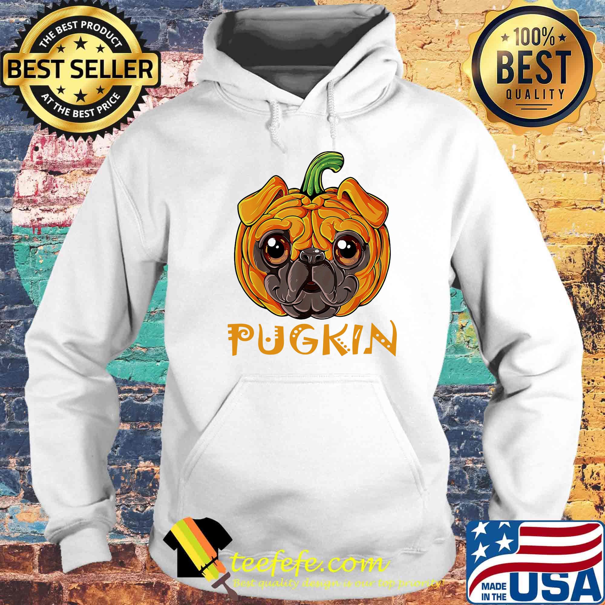 Pugkin Pug Pumpkin Halloween s Hoodie Pugkin Pug Pumpkin Halloween s Hoodie