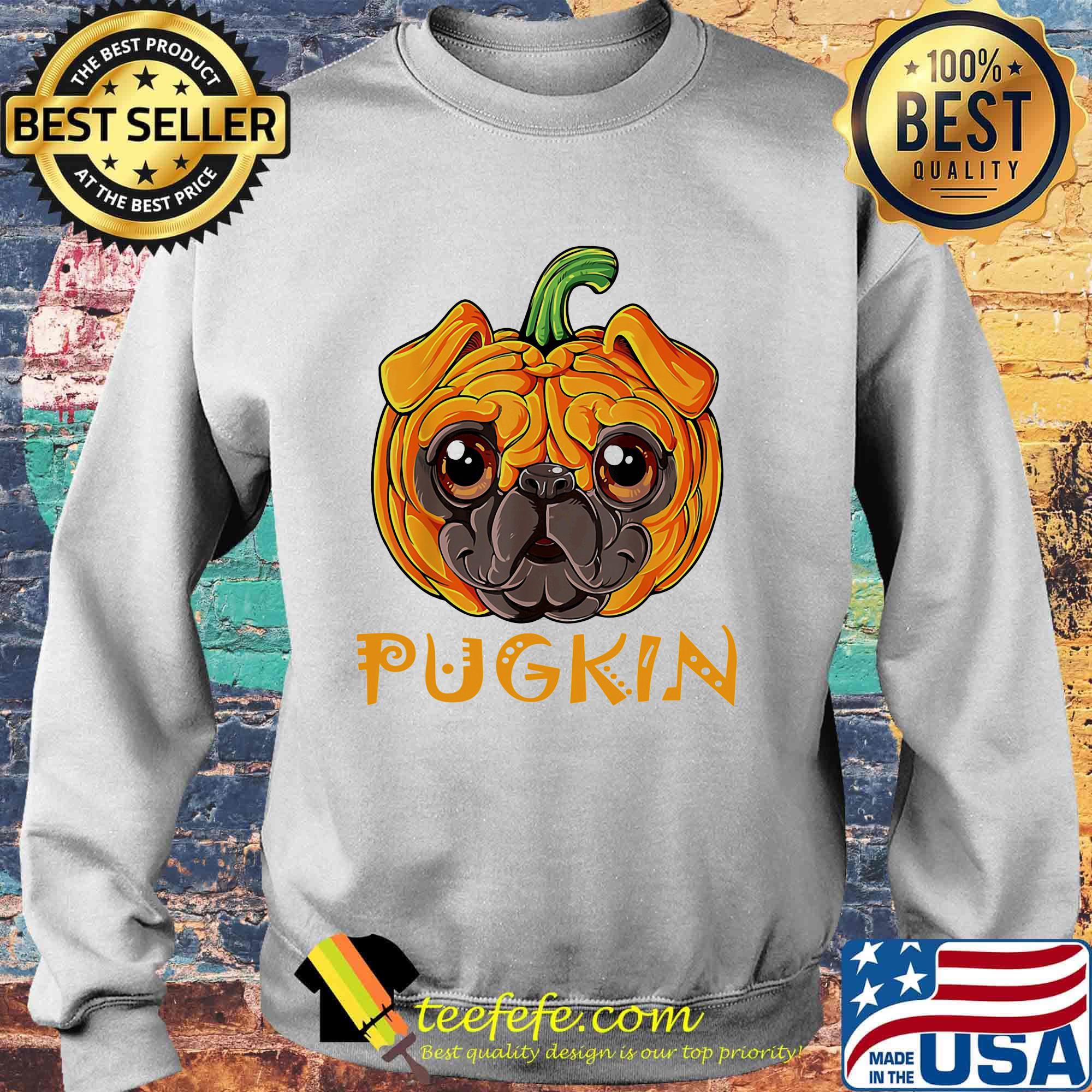 Pugkin Pug Pumpkin Halloween s Sweater Pugkin Pug Pumpkin Halloween s Sweater