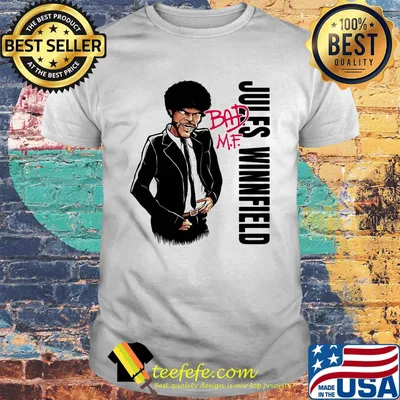 Pulp fiction bad mf jules winnfield shirt