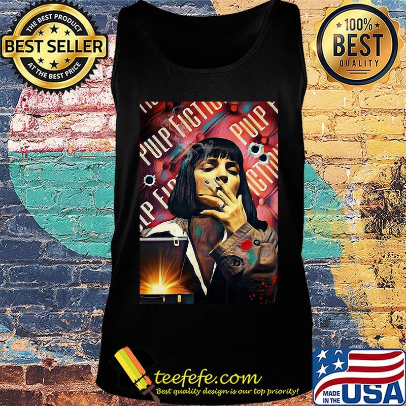 Pulp fiction mia wallace uma thurman smoking s Tank top Pulp fiction mia wallace uma thurman smoking s Tank top