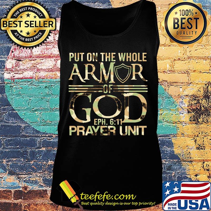 Put on the whole armor of god eph 611 prayer unit s Tank top Put on the whole armor of god eph 611 prayer unit s Tank top